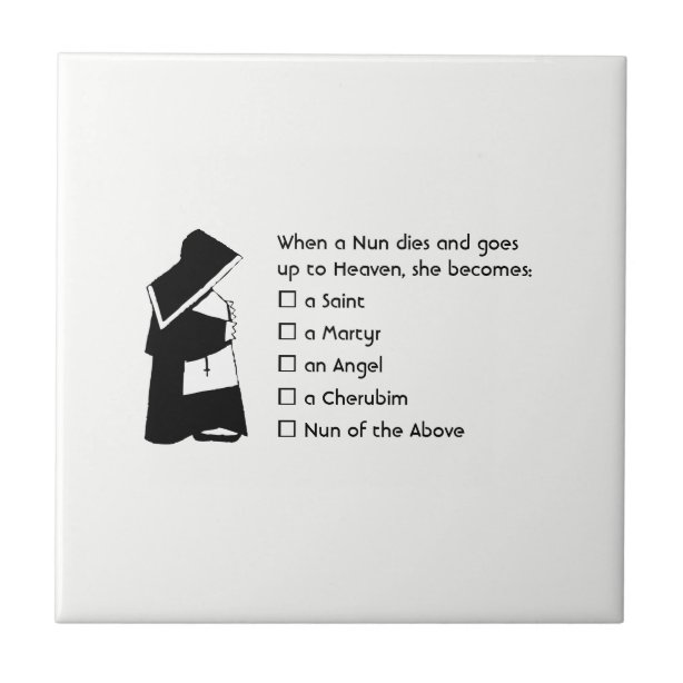 Nun Jokes Gifts on Zazzle