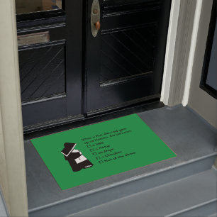 Nun Fun - clean humor, Nun Heaven Joke Doormat