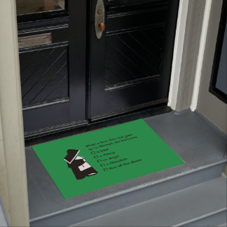 Nun Fun - clean humor, Nun Heaven Joke Doormat