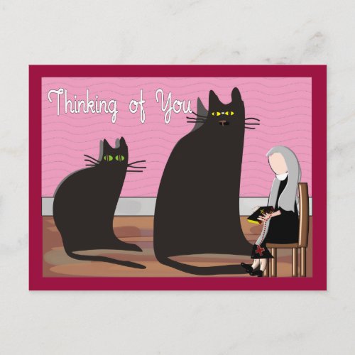 Nun Greeting Cards  Totes Thinking of You