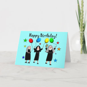 Nun Happy Birthday Cards & Gifts