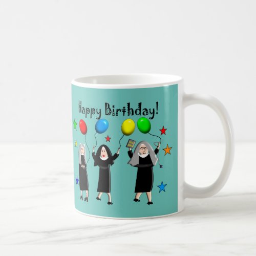 Nun Happy Birthday Coffee Mug