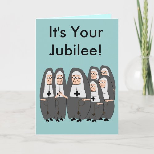 Nun Jubilee Cards