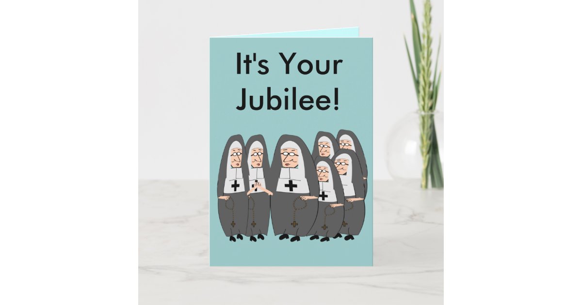 Nun Jubilee Cards | Zazzle