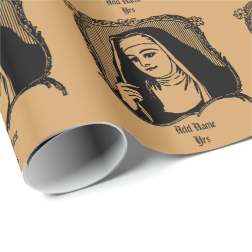 NUN Ordination Anniversary Gift Thank You Custom Wrapping Paper
