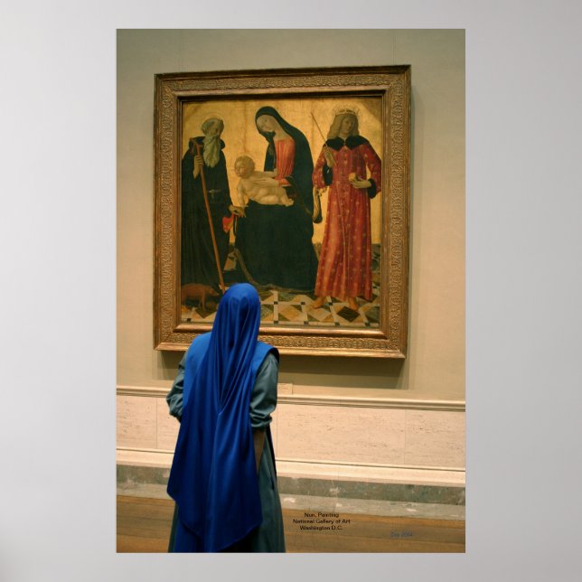 Nun, Painting, National Gallery of Art Poster (Front)