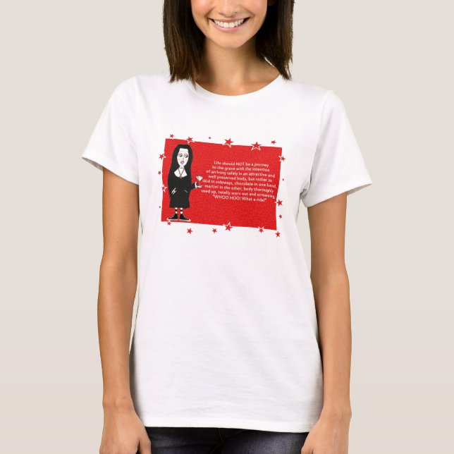 Nun with Martini T-Shirt (Front)