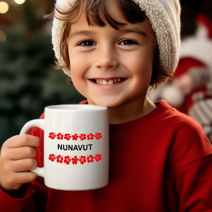 Nunavut Aloha Bands Red Light-Color Coffee Mug