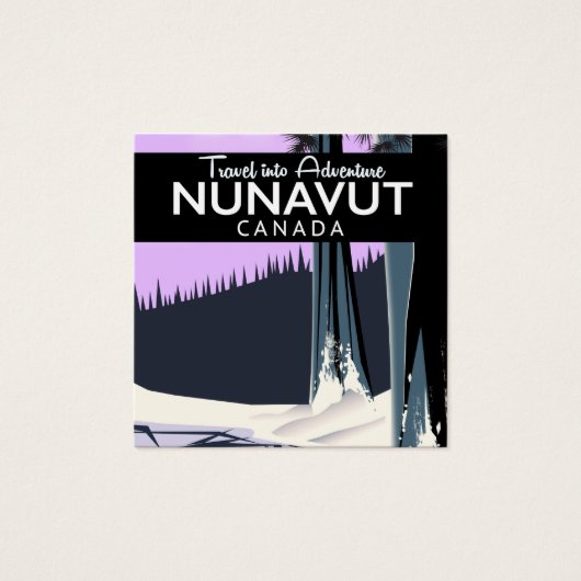 Nunavut Canada Travel poster (Front)