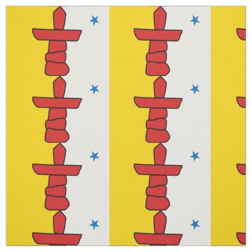 NUNAVUT Flag Fabric