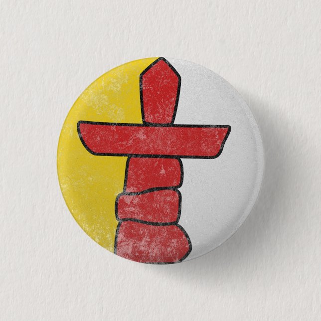 Nunavut Pinback Button (Front)