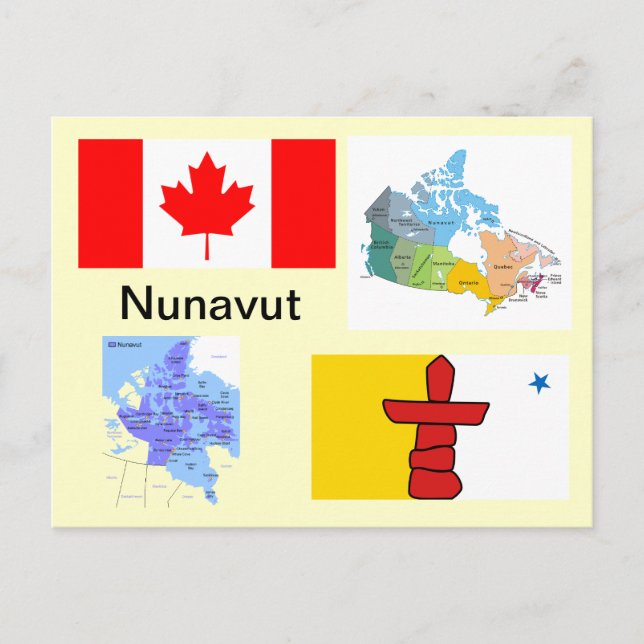 Nunavut Territory Canada Postcard (Front)
