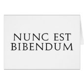 Nunc Est Bibendum (Front Horizontal)