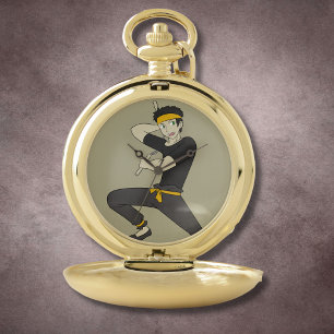 Nunchaku Striker Pocket Watch