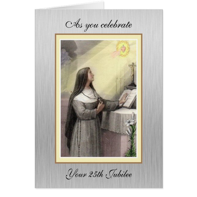 Nuns 25th Jubilee  Cards (Front)