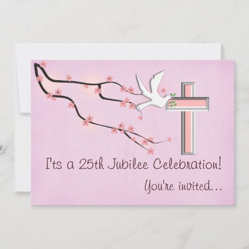 Nuns 25th Jubilee Celebration Invitations