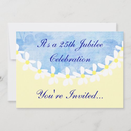 Nuns 25th Jubilee Celebration Invitations