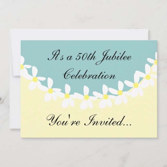 Nuns 50th Jubilee Celebration Invitations (Front)