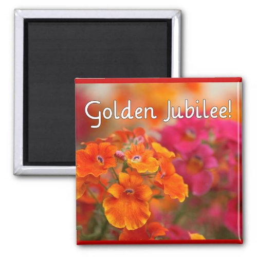 Nuns 50th Jubilee__Floral Design Gifts Magnet