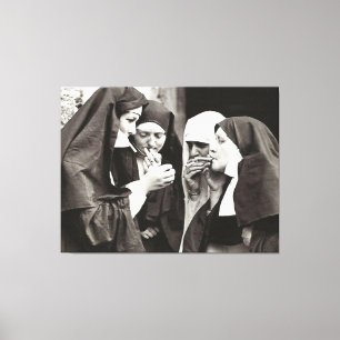 Nuns canvas print