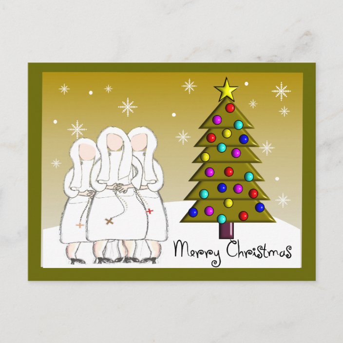 Nuns Christmas Cards And Gifts Artsy Design Zazzle Nuns Christmas Cards And Gifts Artsy