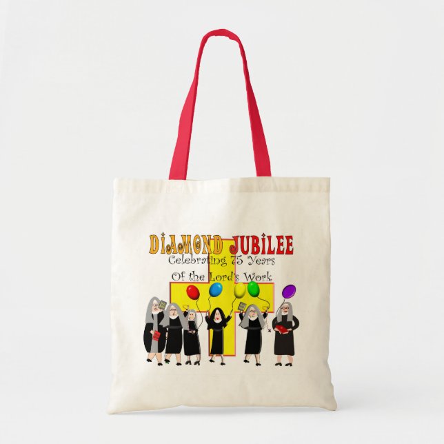 Nuns Diamond Jubilee Gifts Tote Bag (Front)