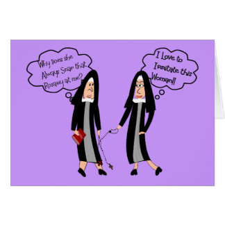 Funny Nun Cards | Zazzle