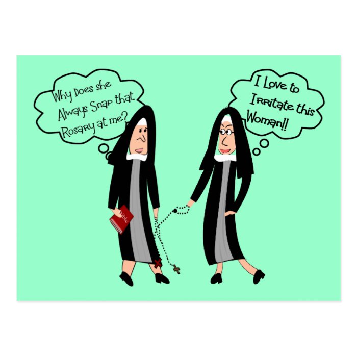 Nuns "Extreme Irritation" Gifts Postcard