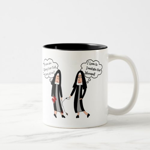 Nuns Extreme Irritation Gifts Two_Tone Coffee Mug