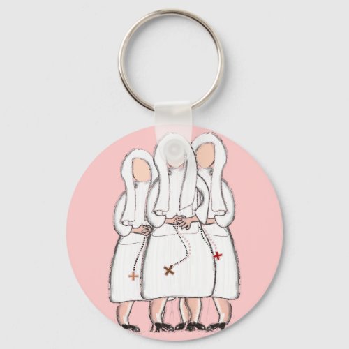 Nuns Gifts Three Sisters Keychain