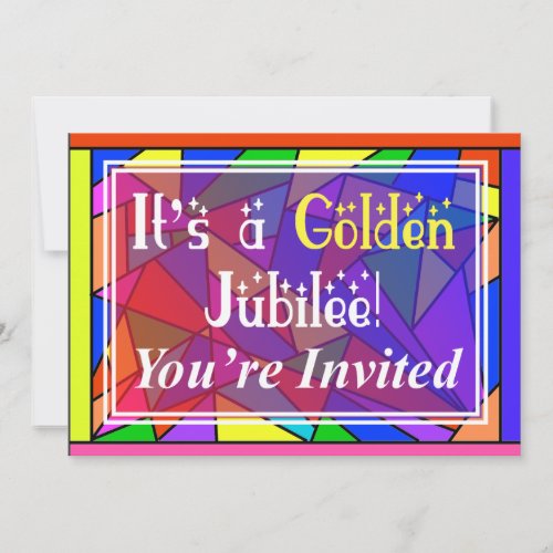 Nuns Golden 50th Jubilee Invitations
