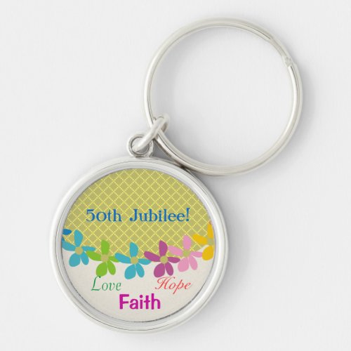 Nuns Golden 50th Jubilee Keychain