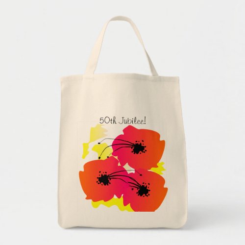 Nuns Golden 50th Jubilee Tote Bag Big Flowers