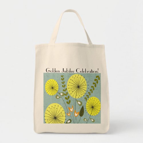 Nuns Golden 50th Jubilee Tote Bag Floral