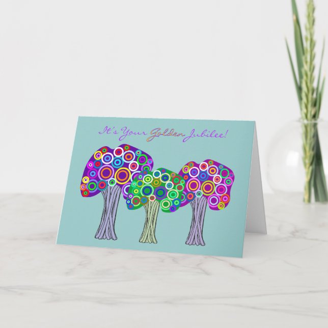 Nuns Golden Jubilee 50th Anniversary Gifts Card (Front)