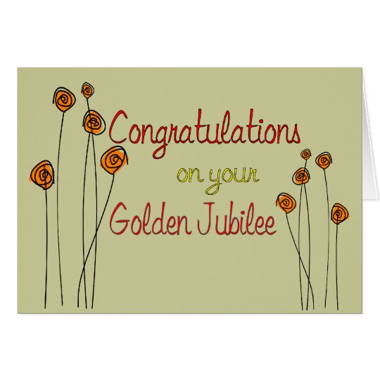 Nuns Golden  Jubilee  50th Anniversary  Gifts Card Zazzle