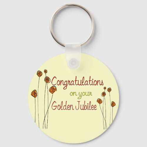 Nuns Golden Jubilee 50th Anniversary Gifts Keychain