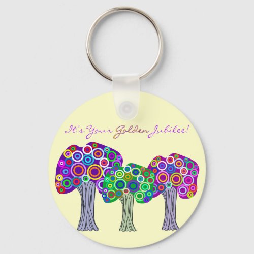 Nuns Golden Jubilee 50th Anniversary Gifts Keychain