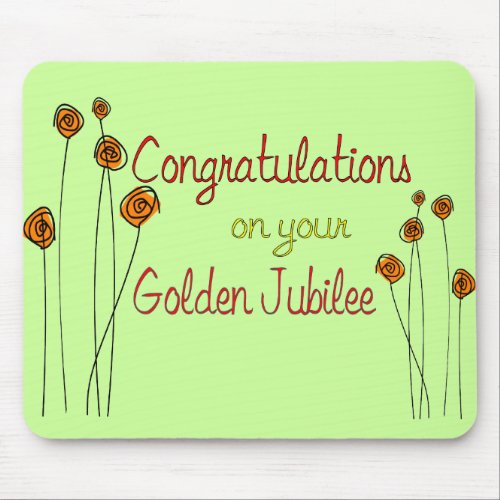 Nuns Golden Jubilee 50th Anniversary Gifts Mouse Pad