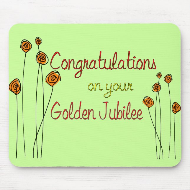 Nuns Golden Jubilee (50th Anniversary) Gifts Mouse Pad (Front)