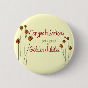 Nuns Golden Jubilee (50th Anniversary) Gifts Pinback Button