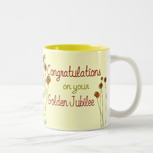 Nuns Golden Jubilee 50th Anniversary Gifts Two_Tone Coffee Mug