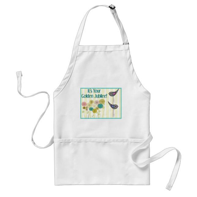Nuns Golden Jubilee Gifts Adult Apron (Front)