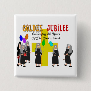 Nuns Golden Jubilee Gifts Button