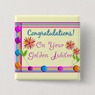 Nuns Golden Jubilee Gifts Button