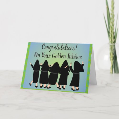 Nuns Golden Jubilee Gifts Card