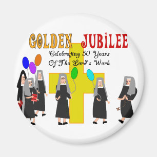 Nuns Golden Jubilee Gifts Magnet