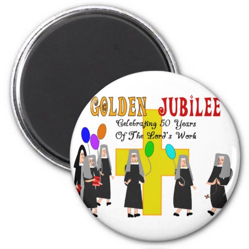 Nuns Golden Jubilee Gifts Magnet