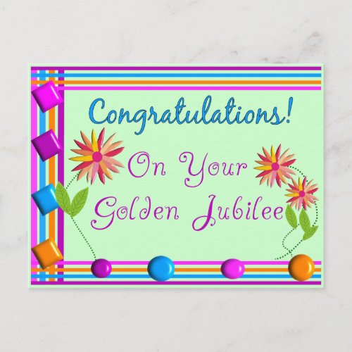 Nuns Golden Jubilee Gifts Postcard