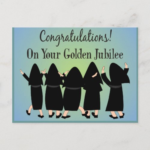Nuns Golden Jubilee Gifts Postcard